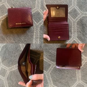 Jet set travel patent-leather wallet